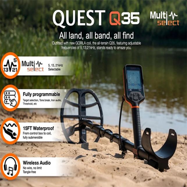 美國Quest 防水型地下金屬探測器 Q35